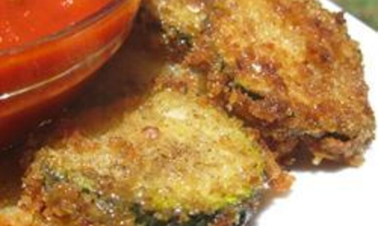 Рецепт кабачки, жаренные в панировочных сухарях