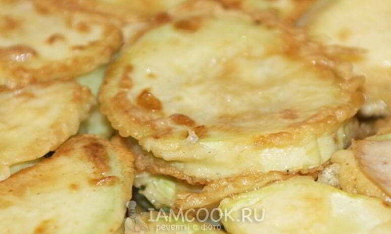 Рецепт кабачки жареные в кляре