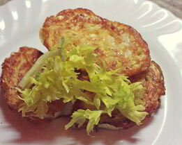 Капуста обжаренная в яйце