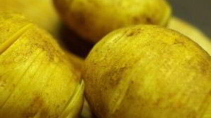 картофель запеченный гармошка