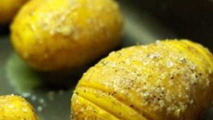 картофель запеченный гармошка