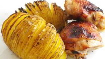 картофель запеченный гармошка