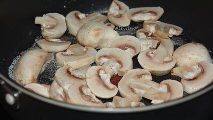 картофельный гратен с грибами