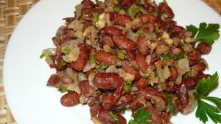 Лобио из красной фасоли по-грузински