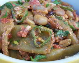 Лобио из зеленой фасоли по-грузински