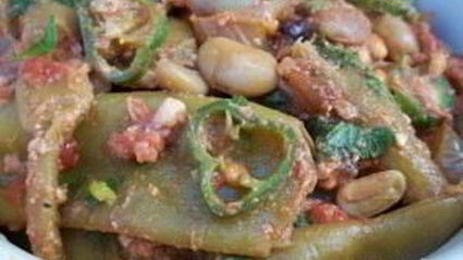 лобио из зеленой фасоли по-грузински