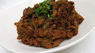 Лобио с грецкими орехами в мультиварке