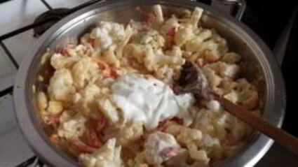 цветная капуста в сметанном соусе