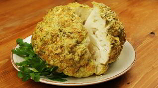 Цветная капуста, запеченная в духовке