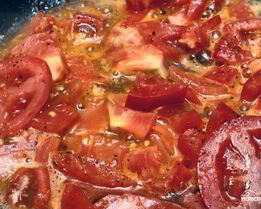 Тушеные томаты