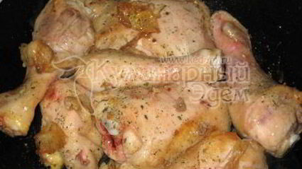 тыква, фаршированная курицей и овощами