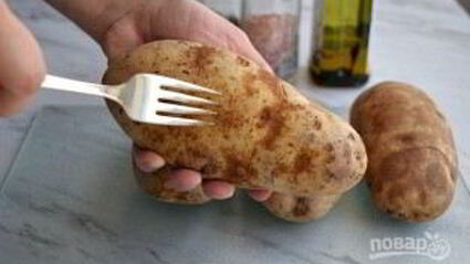 запеченная картошка в кожуре
