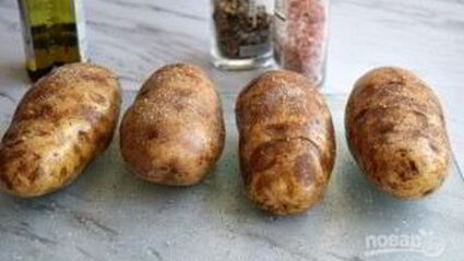 запеченная картошка в кожуре