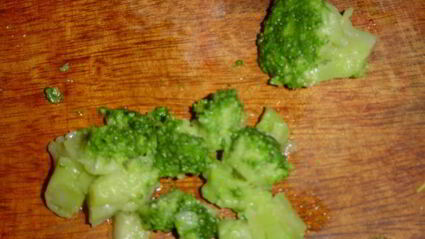 запеченный картофель с брокколи