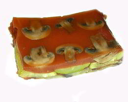 Запеченные овощи в томатном желе