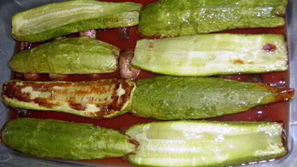 запеченные овощи в томатном желе