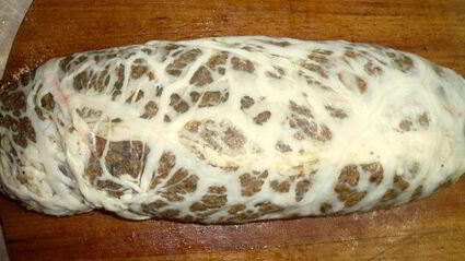 фаршированный печеночный рулет