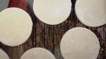 гедза с паштетом из тунца и куриной печенью