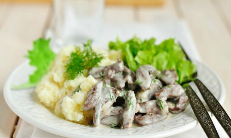 Рецепт говяжья печень в сметане в мультиварке