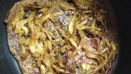 говяжья печень в сметане