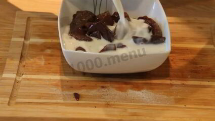 говяжья печень жареная с луком