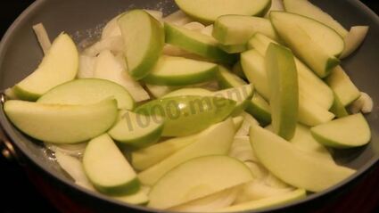 говяжья печень жареная с луком