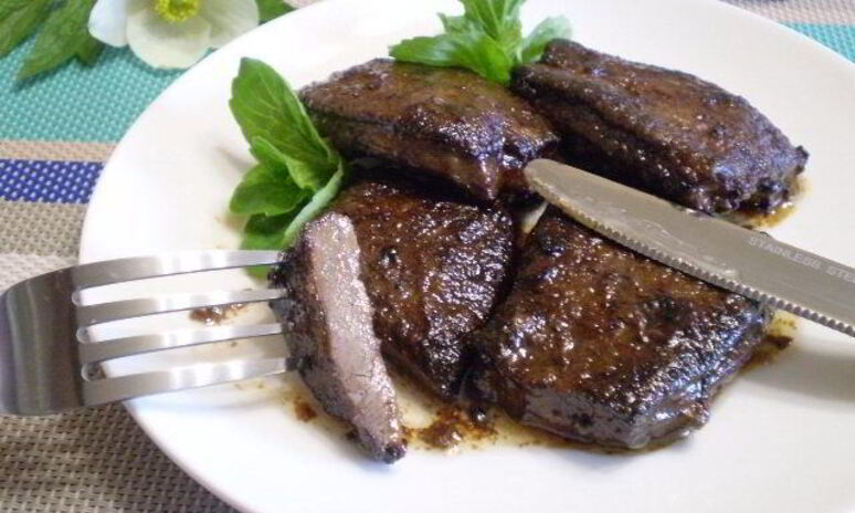 Рецепт говяжья печень жареная