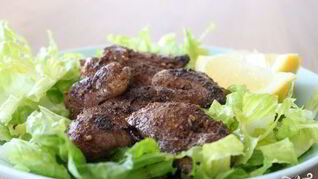 Куриная печень на сковороде