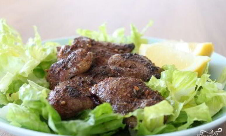 Рецепт куриная печень на сковороде