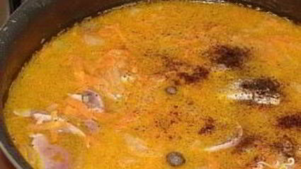 куриная печень с луком и морковью