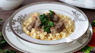 Печень баранья в сметане