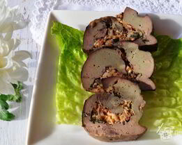 Печень фаршированная Праздничная