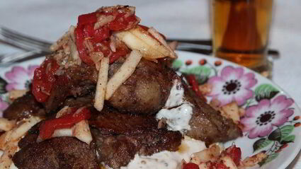 печень фламбированная