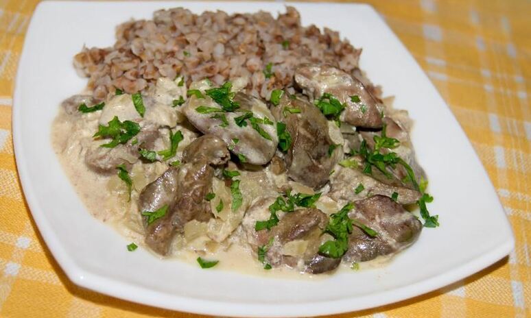 Рецепт печень индейки с луком