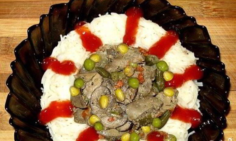 Рецепт печень с грибами в мультиварке