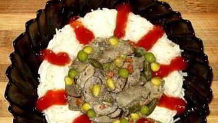 печень с грибами в мультиварке