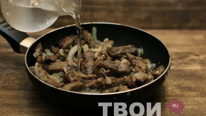 печень с луком