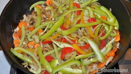 печень со сладким перцем