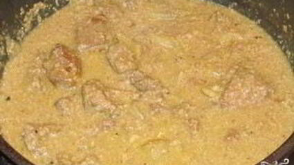 печень, тушенная в молоке