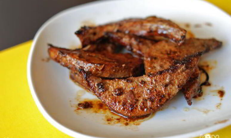 Рецепт печень в пряной медовой глазури