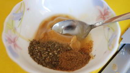 печень в пряной медовой глазури