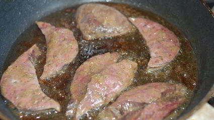 печень в пряной медовой глазури