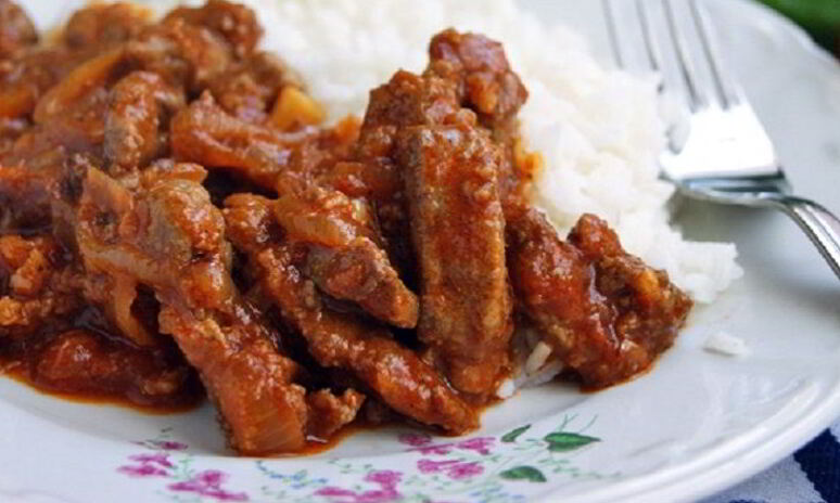 Рецепт печень в соусе