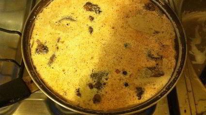 печень ягненка в сметане