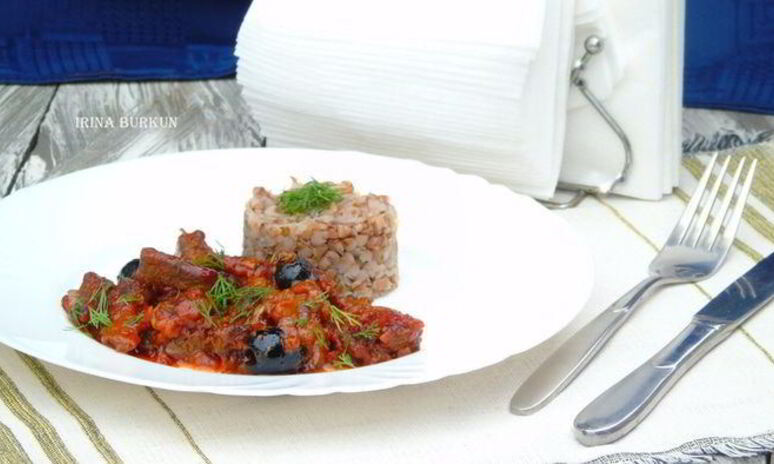 Рецепт печенка в пикантном соусе