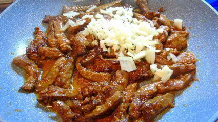 печенка в пикантном соусе