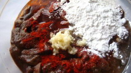 телячья печень в восточном стиле