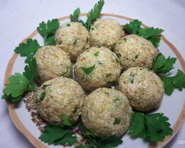 Закусочные шарики с печенью трески