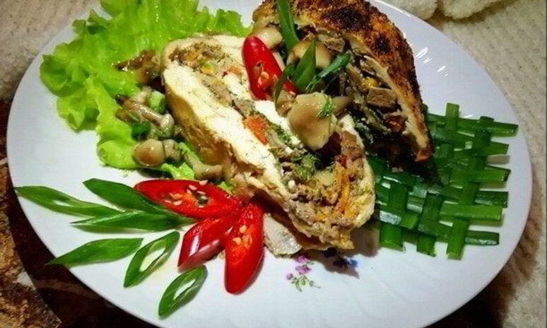 Рецепт запеченные куриные грудки с печенью