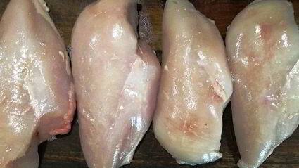 запеченные куриные грудки с печенью